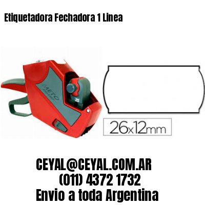 Etiquetadora Fechadora 1 Linea