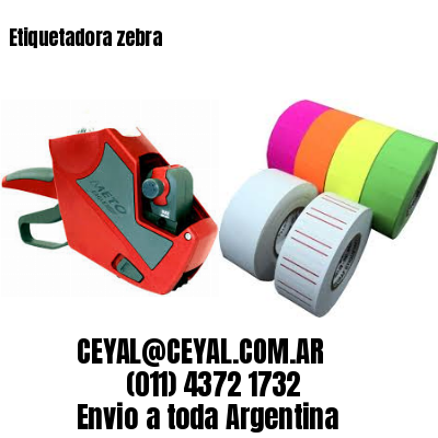 Etiquetadora zebra