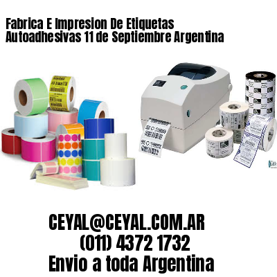 Fabrica E Impresion De Etiquetas Autoadhesivas 11 de Septiembre Argentina