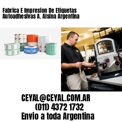 Fabrica E Impresion De Etiquetas Autoadhesivas A. Alsina Argentina