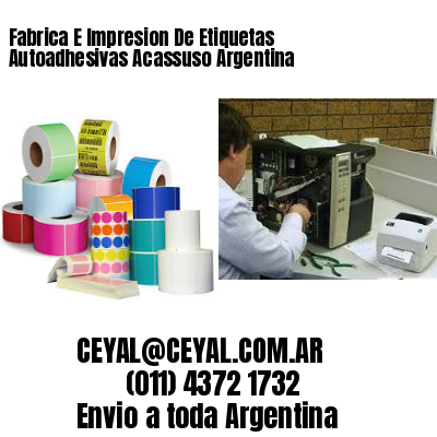 Fabrica E Impresion De Etiquetas Autoadhesivas Acassuso Argentina