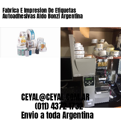 Fabrica E Impresion De Etiquetas Autoadhesivas Aldo Bonzi Argentina