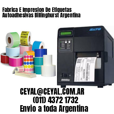 Fabrica E Impresion De Etiquetas Autoadhesivas Billinghurst Argentina