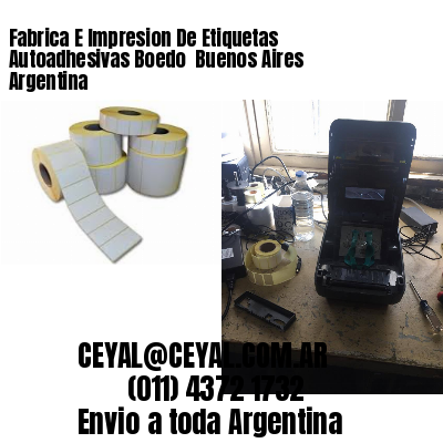 Fabrica E Impresion De Etiquetas Autoadhesivas Boedo  Buenos Aires Argentina