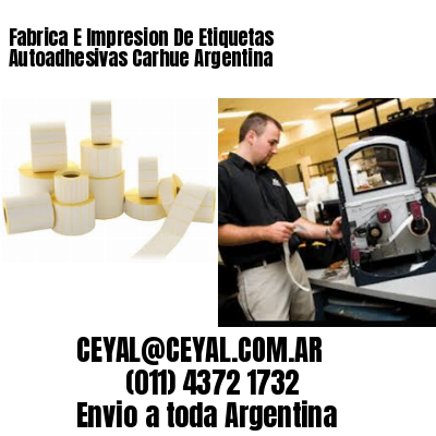 Fabrica E Impresion De Etiquetas Autoadhesivas Carhue Argentina