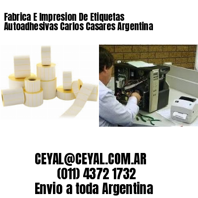 Fabrica E Impresion De Etiquetas Autoadhesivas Carlos Casares Argentina