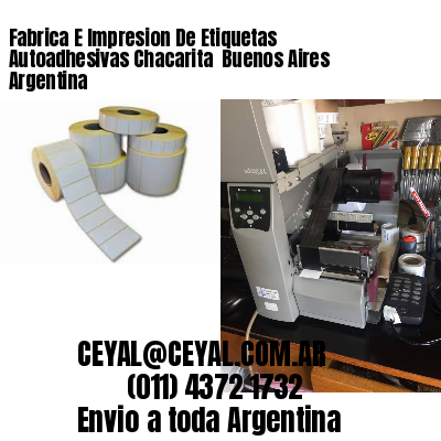 Fabrica E Impresion De Etiquetas Autoadhesivas Chacarita  Buenos Aires Argentina