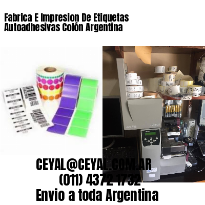 Fabrica E Impresion De Etiquetas Autoadhesivas Colón Argentina