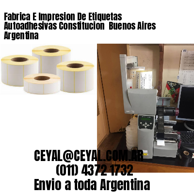 Fabrica E Impresion De Etiquetas Autoadhesivas Constitucion  Buenos Aires Argentina
