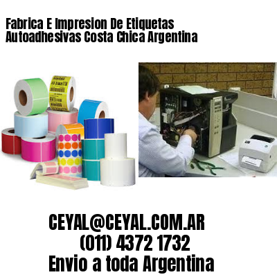Fabrica E Impresion De Etiquetas Autoadhesivas Costa Chica Argentina