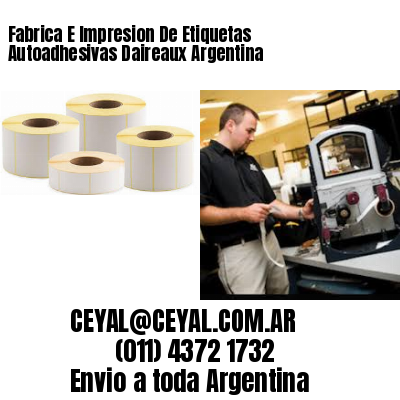 Fabrica E Impresion De Etiquetas Autoadhesivas Daireaux Argentina