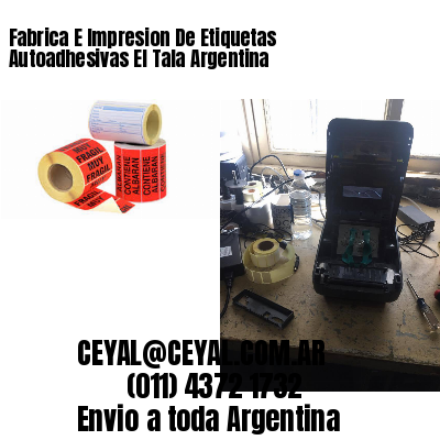 Fabrica E Impresion De Etiquetas Autoadhesivas El Tala Argentina