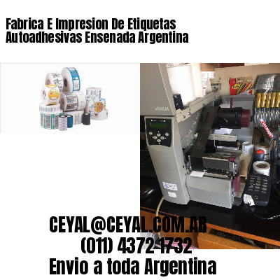 Fabrica E Impresion De Etiquetas Autoadhesivas Ensenada Argentina