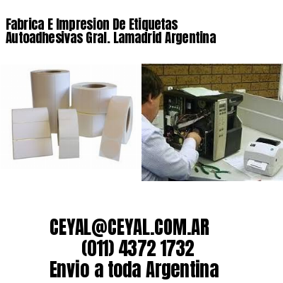 Fabrica E Impresion De Etiquetas Autoadhesivas Gral. Lamadrid Argentina