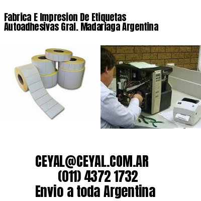 Fabrica E Impresion De Etiquetas Autoadhesivas Gral. Madariaga Argentina