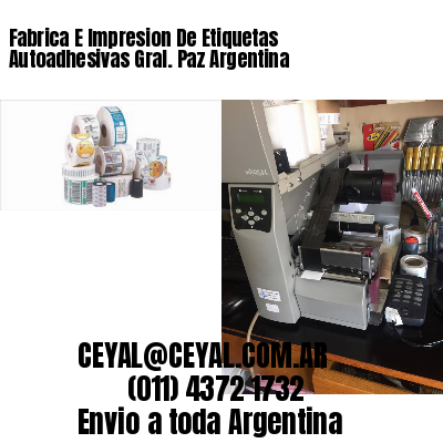 Fabrica E Impresion De Etiquetas Autoadhesivas Gral. Paz Argentina