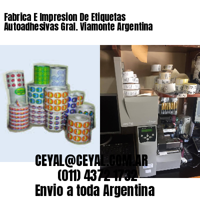 Fabrica E Impresion De Etiquetas Autoadhesivas Gral. Viamonte Argentina