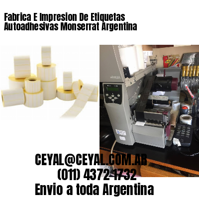 Fabrica E Impresion De Etiquetas Autoadhesivas Monserrat Argentina