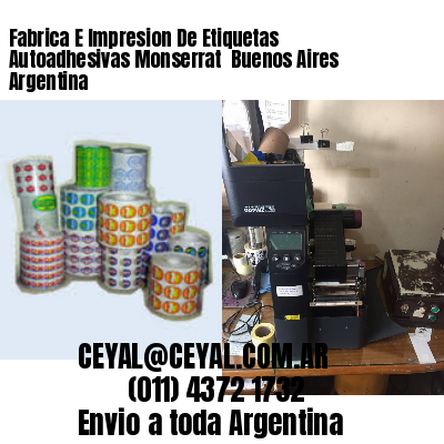 Fabrica E Impresion De Etiquetas Autoadhesivas Monserrat  Buenos Aires Argentina