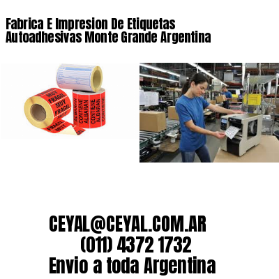 Fabrica E Impresion De Etiquetas Autoadhesivas Monte Grande Argentina