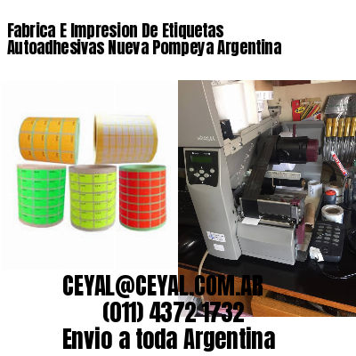 Fabrica E Impresion De Etiquetas Autoadhesivas Nueva Pompeya Argentina
