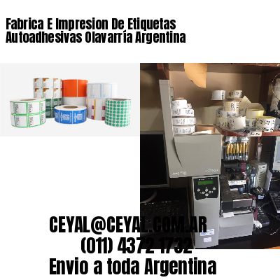 Fabrica E Impresion De Etiquetas Autoadhesivas Olavarría Argentina