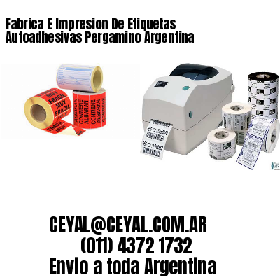 Fabrica E Impresion De Etiquetas Autoadhesivas Pergamino Argentina