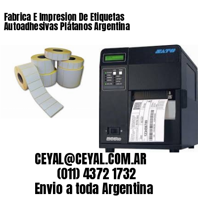 Fabrica E Impresion De Etiquetas Autoadhesivas Plátanos Argentina