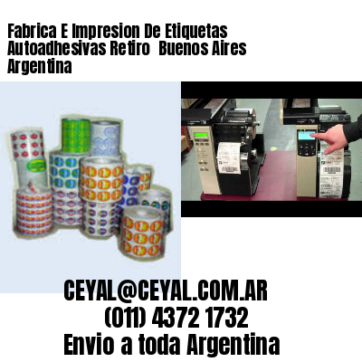 Fabrica E Impresion De Etiquetas Autoadhesivas Retiro  Buenos Aires Argentina