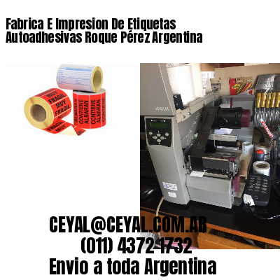 Fabrica E Impresion De Etiquetas Autoadhesivas Roque Pérez Argentina