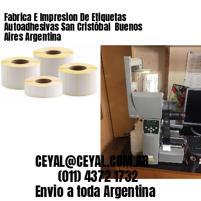 Fabrica E Impresion De Etiquetas Autoadhesivas San Cristóbal  Buenos Aires Argentina