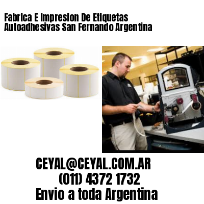 Fabrica E Impresion De Etiquetas Autoadhesivas San Fernando Argentina