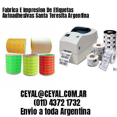 Fabrica E Impresion De Etiquetas Autoadhesivas Santa Teresita Argentina