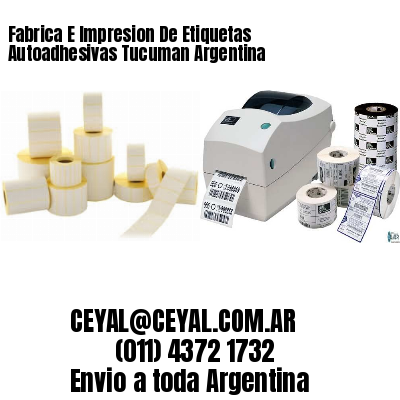 Fabrica E Impresion De Etiquetas Autoadhesivas Tucuman Argentina