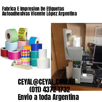 Fabrica E Impresion De Etiquetas Autoadhesivas Vicente López Argentina