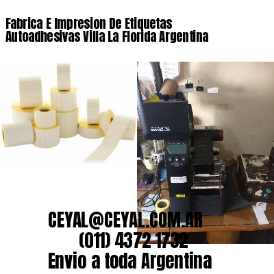 Fabrica E Impresion De Etiquetas Autoadhesivas Villa La Florida Argentina