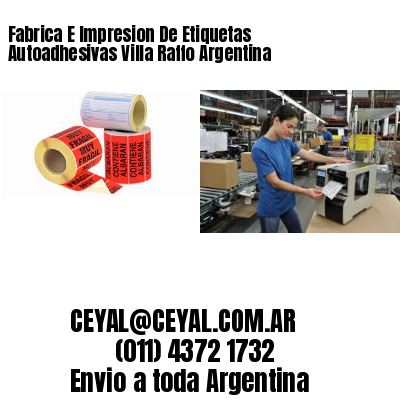 Fabrica E Impresion De Etiquetas Autoadhesivas Villa Raffo Argentina