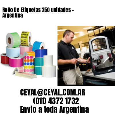 Rollo De Etiquetas 250 unidades – Argentina