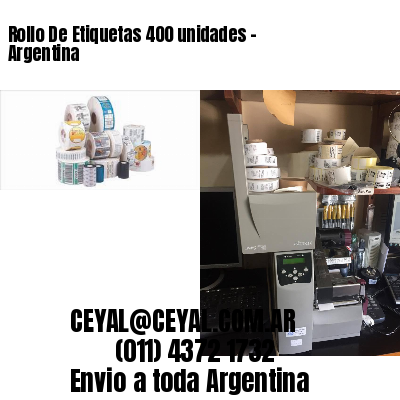 Rollo De Etiquetas 400 unidades – Argentina