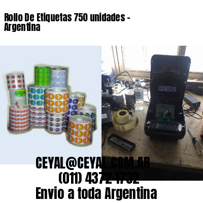 Rollo De Etiquetas 750 unidades – Argentina
