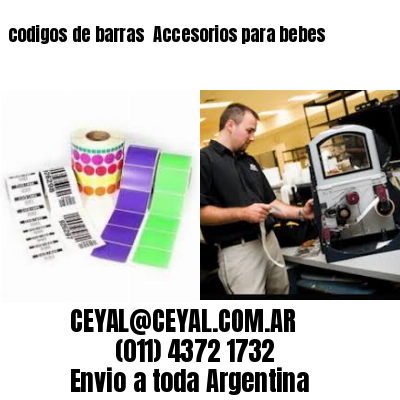 codigos de barras 	Accesorios para bebes