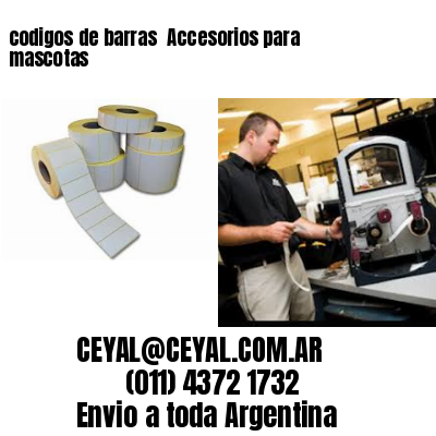 codigos de barras 	Accesorios para mascotas