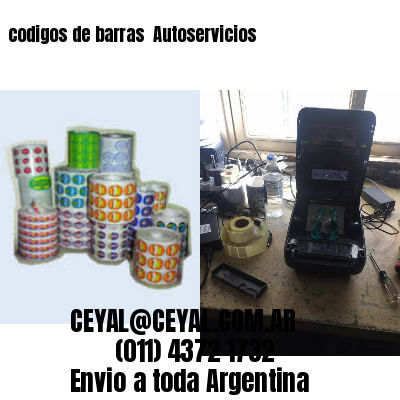 codigos de barras 	Autoservicios