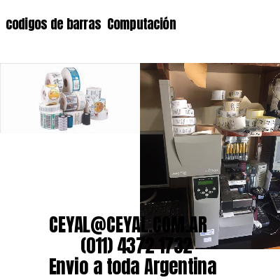 codigos de barras 	Computación