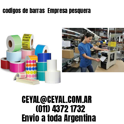 codigos de barras 	Empresa pesquera
