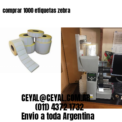 comprar 1000 etiquetas zebra