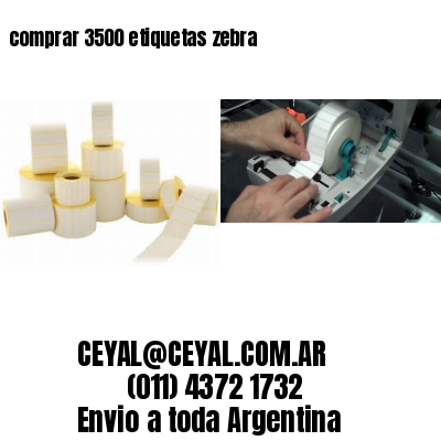comprar 3500 etiquetas zebra