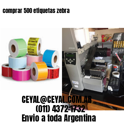 comprar 500 etiquetas zebra