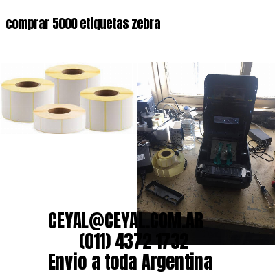 comprar 5000 etiquetas zebra