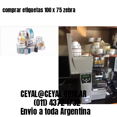 comprar etiquetas 100 x 75 zebra